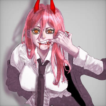 チェンソーマン イラスト練習