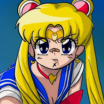 過去の落書き-セーラームーンチャレンジ