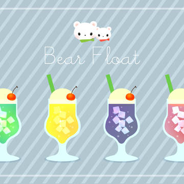 ソーダフロート。