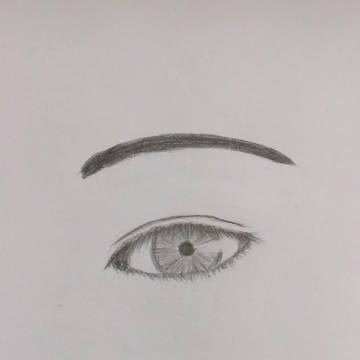 片目だけ