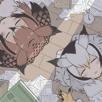 研究疲れの博士と助手