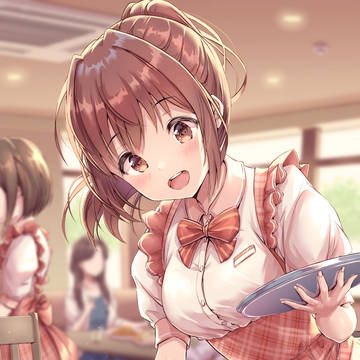 ウェイトレスの女の子