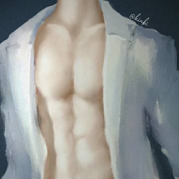 健康的な筋肉を持つ男