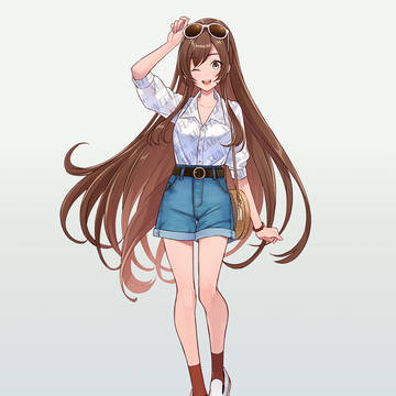 夏服伊沙波ちゃん