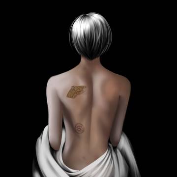 Ciel and a moth