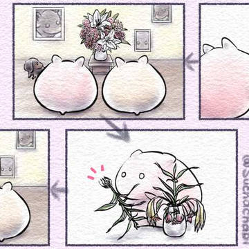 記念日の花束①②