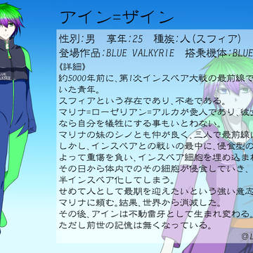 【BLUE VALKYRIE】うちの子+機体まとめその2