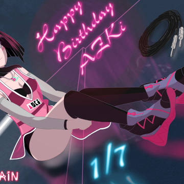 Happy birthday AZKi!💕🎶⚒️