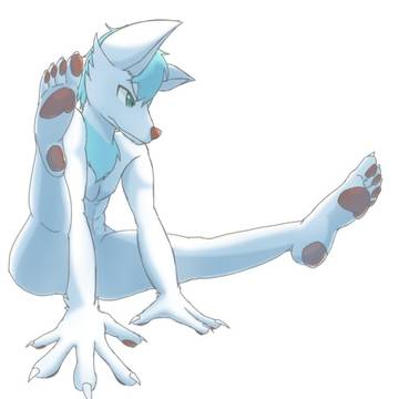 落書き プラチナキツネさん