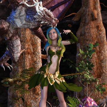 ドラゴンとエルフ