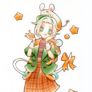 【コピック制作過程】チーズ探偵