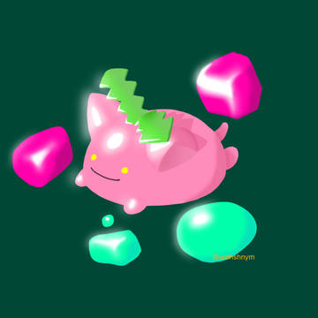 ハネッコ族　キラキラ＋透明