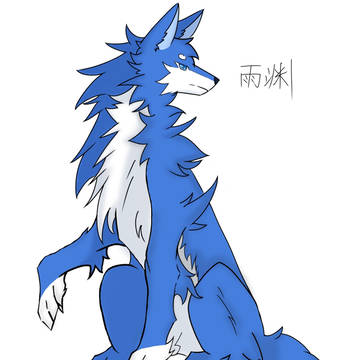 蓝色