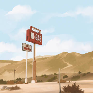 Signs in the desert