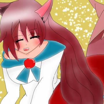 くつろいでる影狼ちゃん☺️