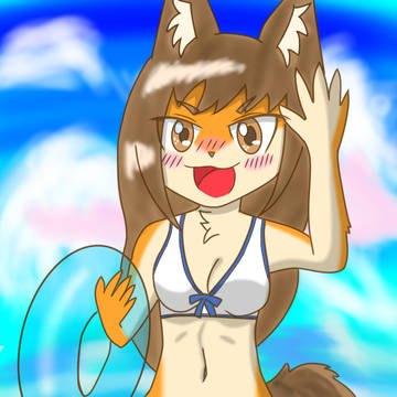 水着チアちゃん！