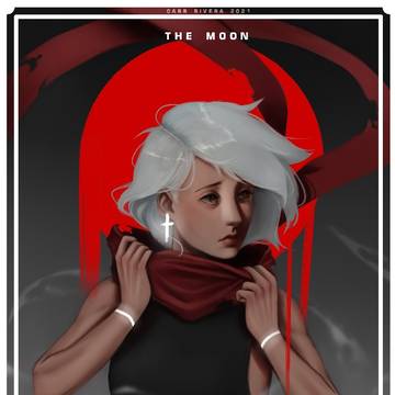 the moon (tarot card)