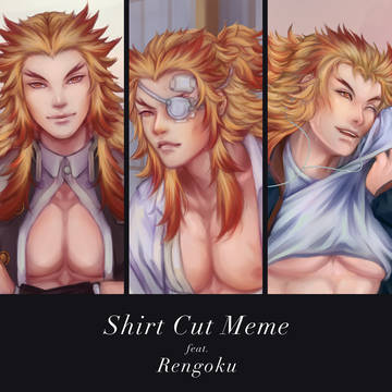Rengoku Shirt Cut Meme