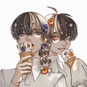 キディ・カップフラワーアイスクリーム