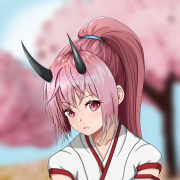 巫女服とポニテ