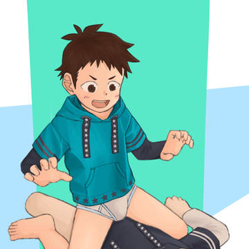 おそろいパーカー