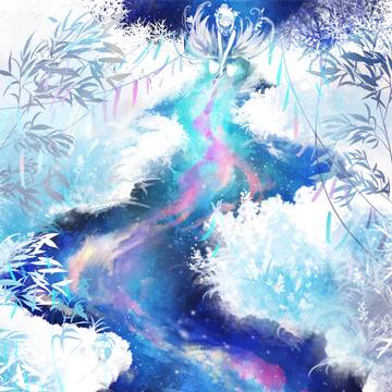星空の河で絵筆を洗う