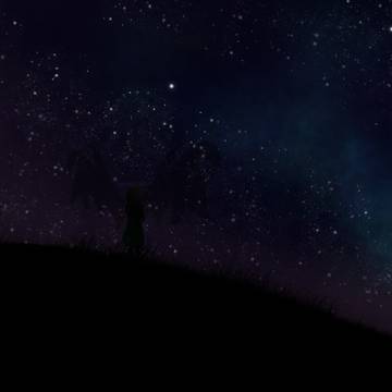 星空の上
