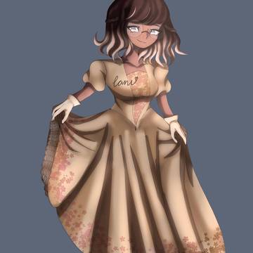 Moka Bean in formal wear