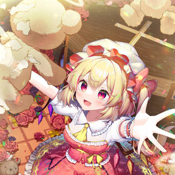 くまのぬいぐるみとフランちゃん🧸🌹