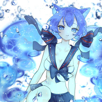 ケモミミ水着ボトルミク