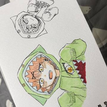 オリジナルキャラクター 色塗り
