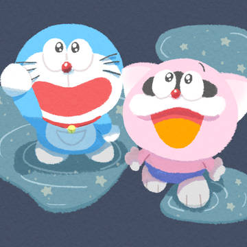 キラキラおめめのドラえもん＆ポコニャン