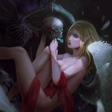 Angel and devil