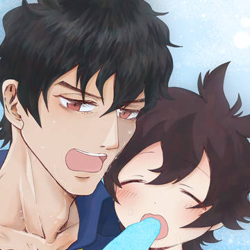 避暑するスティレオ あちあち