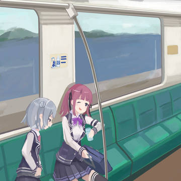 花梨先輩と移動