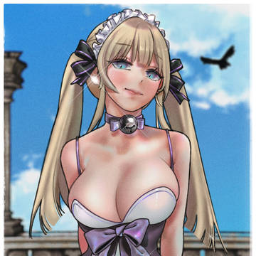 Horny maid