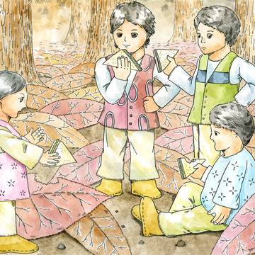「コロボックル劇場」の挿絵