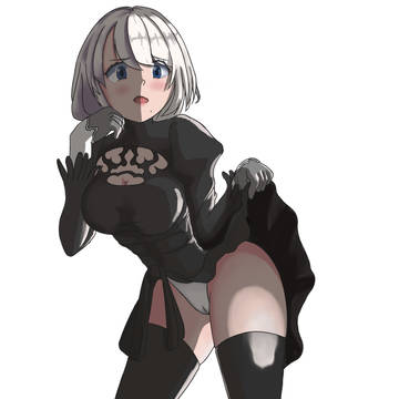 2Bさんを描いてみたら