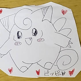 休憩時間の落書き