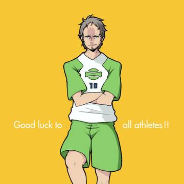 Good luck to all athletes !!