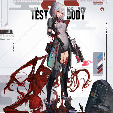 パンク少女 赛博朋克少女