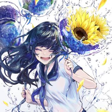 梅雨明けて夏が咲く