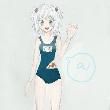 スク水 サメちゃん🦈