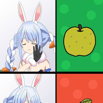 りんご大好きぺこら