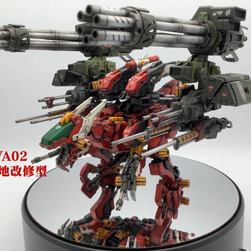 HMMガンスナイパー(エヴァ2号機風塗装)