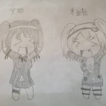 仿画米迦勒 安娜