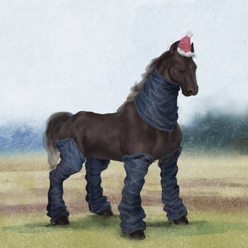 クリスマス馬withソデとスソ
