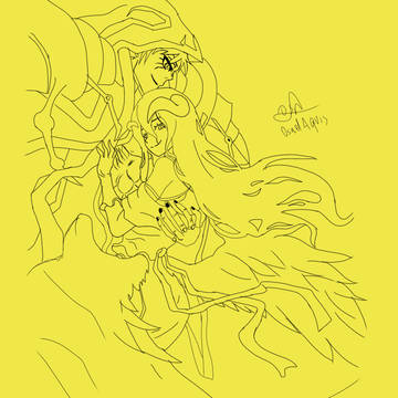 Ainz Ooal Gown and Albedo