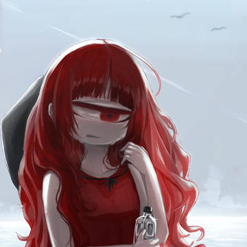 赤髪赤眼単眼っ子log
