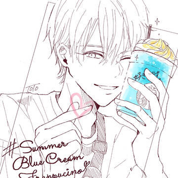 黄黒フラペチーノ！